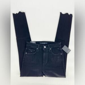 Joe's 25 Skinny Jeans Black Distressed NEW
